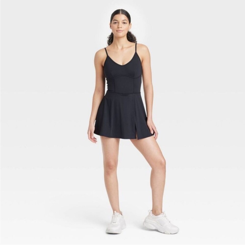 Women’s Corset Detail Activewear Dress Joylab Black Size Small NWOT